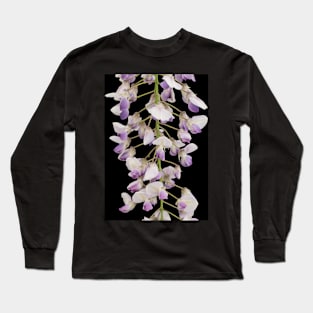 Close-up of a wisteria branch Long Sleeve T-Shirt